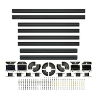 Thumbnail for Westin EXP Roof Rack for Mid Size EXP Truck Cap (RACK ONLY - NO CAP) 45x55in. - Tex. Blk