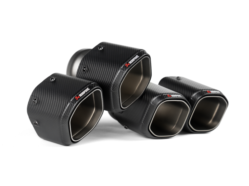 Akrapovic 2024+ BMW M5 (G90,G99) Hexagonal Carbon Fiber Tail Pipe Set