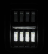 Thumbnail for AlphaRex 19-24 Jeep Gladiator JT Nova-Series Prismatic LED Tail Lights - Black-Red