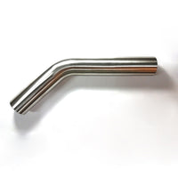 Thumbnail for Stainless Bros 2.0in Diameter 1.5D / 3in CLR 45 Degree Bend 5in leg/8in leg Mandrel Bend