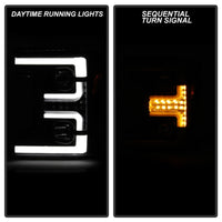 Thumbnail for Spyder Ford F-250/F-350/F450 Super Duty 17-18 Projector Headlights Black PRO-YD-FS17-SBSEQ-BK