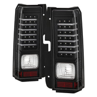 Thumbnail for Xtune Hummer H3 06-09 ( Non H3T ) LED Tail Lights Black ALT-ON-HH306-LED-BK