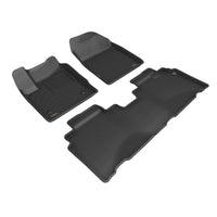Thumbnail for 3D MAXpider 24-25 Honda Prologue Kagu 1st & 2nd Row Floormat - Black