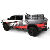 Thumbnail for Westin 19-25 RAM 1500 Crew Cab (Excl. 2019+ Classic) AT6 Running Boards - Black