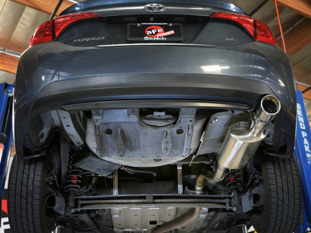 aFe 14-19 Toyota Corolla 1.8L Takeda 2.5in 304SS Axle-Back Exhaust w/ Polished Tip