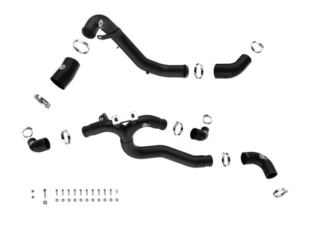 aFe 19-26 Genesis G70 V6 3.3L (tt) BladeRunner Aluminum Hot/Cold Charge Pipe Kit - Red