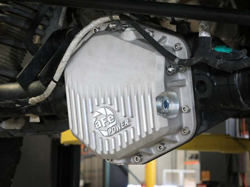 aFe 22-25 Ford Bronco Raptor V6 Rear Diff Cover - Raw w/ Machined Fins
