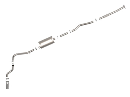 aFe Apollo GT Series 19-20 GM 1500 2.7L (t) 409 SS CB Exhaust System w/Polished Tip