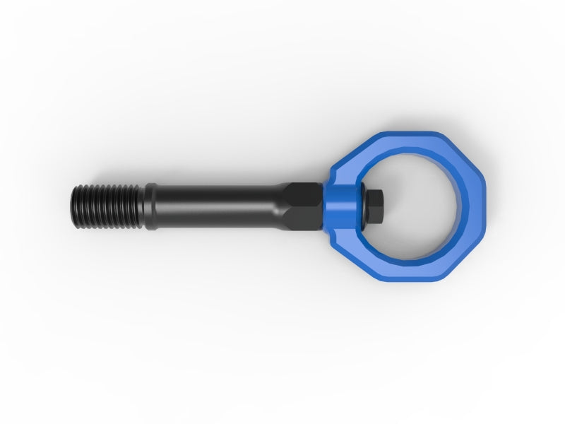 aFe CONTROL Front Tow Hook Nissan Z 23-25 V6-3.0LBlue
