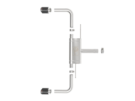 aFe MACHForce XP Exhausts Axle-Back 21-24 BMW 228i 2.0T (SS w/ Carbon Tips)