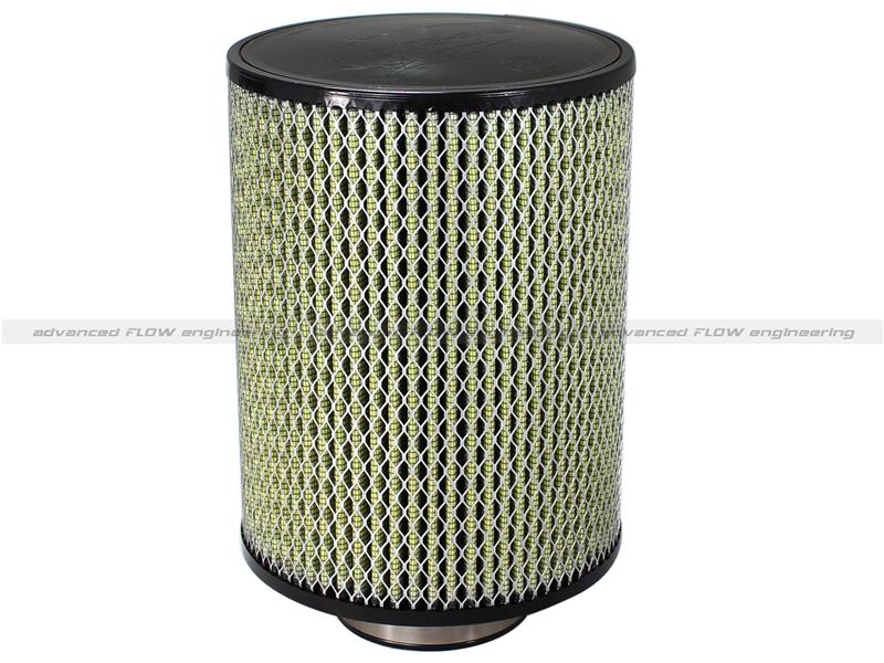 aFe MagnumFLOW Air Filters UCO P5R A/F P5R 3-1/2F x 5B x 3-1/2T x 6H