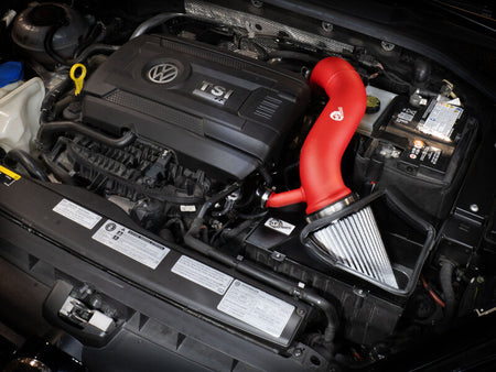 aFe Rapid 15-21 VW GTI L4 2.0L Induction Red Edition Cold Air Intake System w/ Pro DRY S Filter