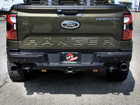 aFe Vulcan Series 3in 304SS Cat-Back Exhaust 24-25 Ford Ranger Raptor V6-3.0L (tt) w/ Black Tips