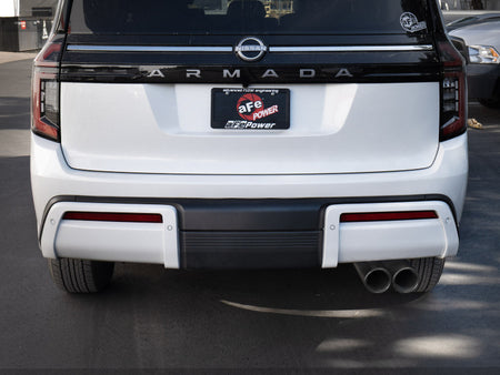 aFe Vulcan Series 3in Stainless Steel Cat-Back Exhaust w/ Black Tip Nissan Armada 25-26 V6-3.5L (tt)
