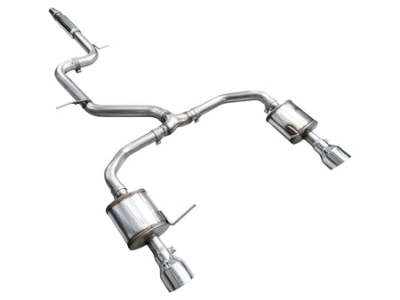 AWE 22-25 Volkswagen Jetta GLI Touring Edition Exhaust - Chrome Silver Tips