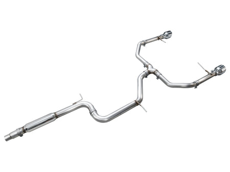 AWE 22-25 Volkswagen Jetta GLI Track Edition Exhaust - Chrome Silver Tips