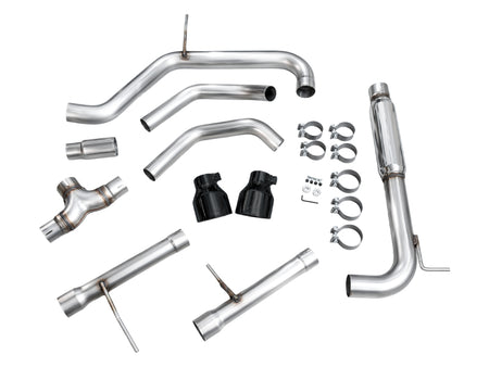 AWE 22-25 Volkswagen Jetta GLI Track Edition Exhaust - Diamond Black Tips