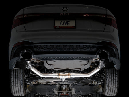 AWE 22-25 Volkswagen Jetta GLI Track Edition Exhaust - Diamond Black Tips