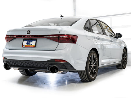 AWE 22-25 Volkswagen Jetta GLI Track Edition Exhaust - Diamond Black Tips
