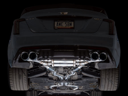 AWE 22-26 Cadillac CT5-V Blackwing SwitchPath Exhaust - Chrome Silver Tips