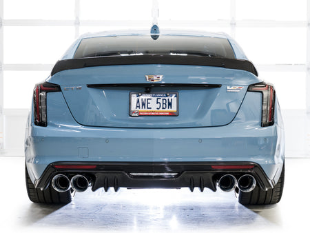 AWE 22-26 Cadillac CT5-V Blackwing SwitchPath Exhaust - Chrome Silver Tips