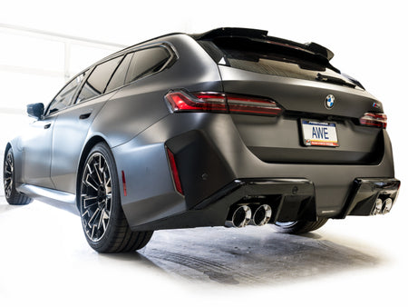 AWE BMW G90/G99 M5 Touring Edition Catback Exhaust - Chrome Silver Tips