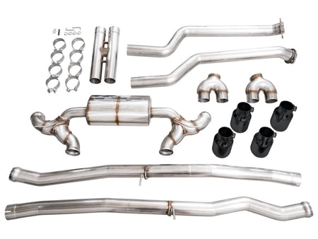 AWE BMW G90/G99 M5 Touring Edition Catback Exhaust - Diamond Black Tips