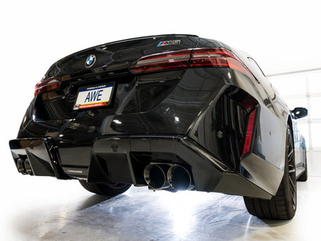 AWE BMW G90/G99 M5 Track Edition Catback Exhaust - Diamond Black Tips