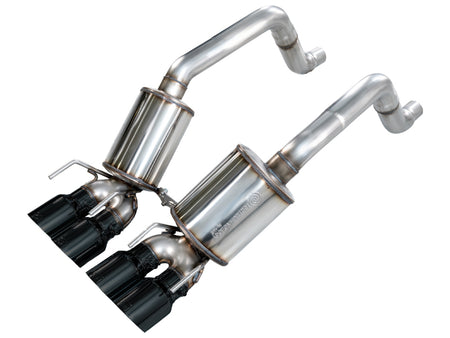 AWE Tuning 05-07 C6 Chevrolet Corvette 6.0L Touring Edition Axleback Exhaust w/ Diamond Black Tips