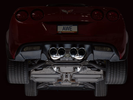 AWE Tuning 09-13 Chevrolet Corvette 6.2L Touring Edition Axle-back Exhaust w/ Chrome Silver Tips