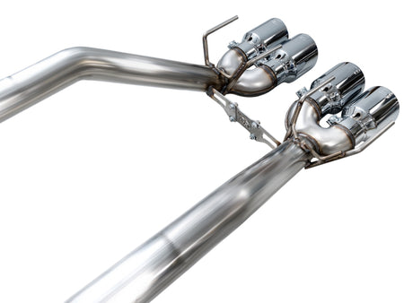 AWE Tuning 09-13 Chevrolet Corvette 6.2L Track Edition Axle-back Exhaust w/ Chrome Silver Tips