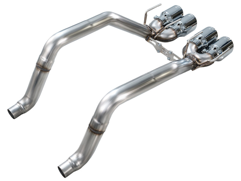 AWE Tuning 09-13 Chevrolet Corvette 6.2L Track Edition Axle-back Exhaust w/ Chrome Silver Tips
