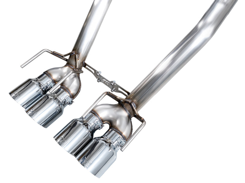AWE Tuning 09-13 Chevrolet Corvette 6.2L Track Edition Axle-back Exhaust w/ Chrome Silver Tips