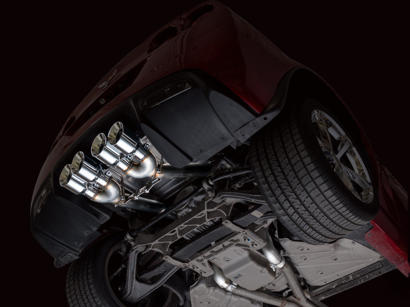 AWE Tuning 09-13 Chevrolet Corvette 6.2L Track Edition Axle-back Exhaust w/ Chrome Silver Tips