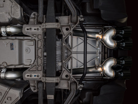 AWE Tuning 09-13 Chevrolet Corvette 6.2L Track Edition Axle-back Exhaust w/ Diamond Black Tips
