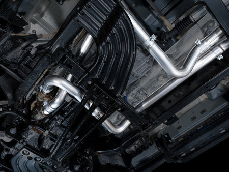 AWE Tuning 2025+ RAM 1500 RHO 3.0 I6 TT 0FG Dual Rear Exit Catback Exhaust - Diamond Black Tips