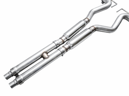 AWE Tuning 21-23 Ford Mustang Mach 1 SwitchPath Cat Back Exhaust w/ Quad Diamond Black Tips