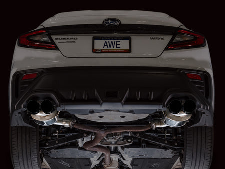 AWE Tuning 22-25 Subaru VB WRX Touring Edition Axleback Exhaust - Diamond Black Tips