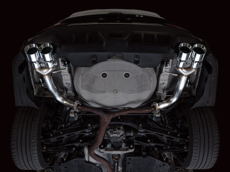 AWE Tuning 22-25 Subaru VB WRX Track Edition Axleback Exhaust - Chrome Silver Tips