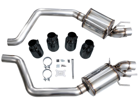 AWE Tuning C6 Chevrolet Corvette Z06/ZR1 Touring Edition Axle-back Exhaust w/ Diamond Black Tips