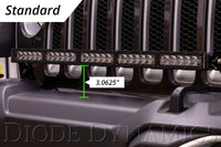 Thumbnail for Diode Dynamics 18-21 Jeep JL Wrangler/Gladiator SS30 Bumper Bracket Kit - White Flood Dual