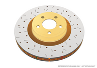 Thumbnail for DBA 05-08 Subaru Outback Rear Drilled & Slotted 4000 Series Rotor