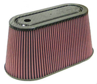 Thumbnail for K&N Universal Air Filter with Carbon Fiber Top & Base-6in Base O/S W x 3.938in Top O/S W x 6in H