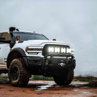 Thumbnail for KC HiLiTES SlimLite 8in. LED Light Shield SAE Driving (Shield Only) - Clear