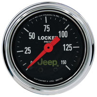 Thumbnail for Autometer Jeep 2-1/16in 150 PSI Mechanical Air Locker Gauge