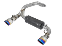 Thumbnail for aFe Takeda 3in 304 SS Axle-Back Exhaust System w/ Blue Flame Tip 16-18 Ford Focus RS 2.3L (t)