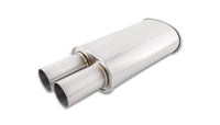 Thumbnail for Vibrant Streetpower Oval Muffler w/3.00in Round Straight Cut Tip (2.50in Inlet)