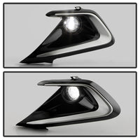 Thumbnail for Spyder 23-24 Toyota Corolla Hatchback OEM Full Fog Lights w/Switch - Clear (FL-TCOC2023-HB-LED-C)
