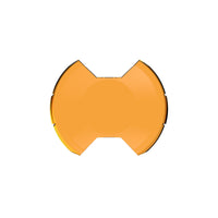 Thumbnail for KC HiLiTES SlimLite 8in. LED Light Shield Driving (Shield Only) - Amber