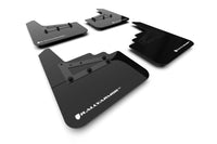 Thumbnail for Rally Armor 21-24 Ford F-150 (Excl. Raptor) Black UR Mud Flap w/White Logo